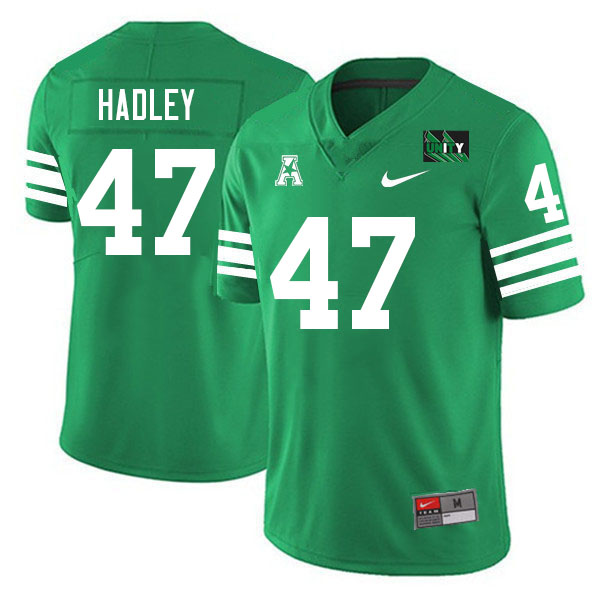 Men-Youth #47 JP Hadley North Texas Mean Green 2023 College Football Jerseys Stitched Sale-Green